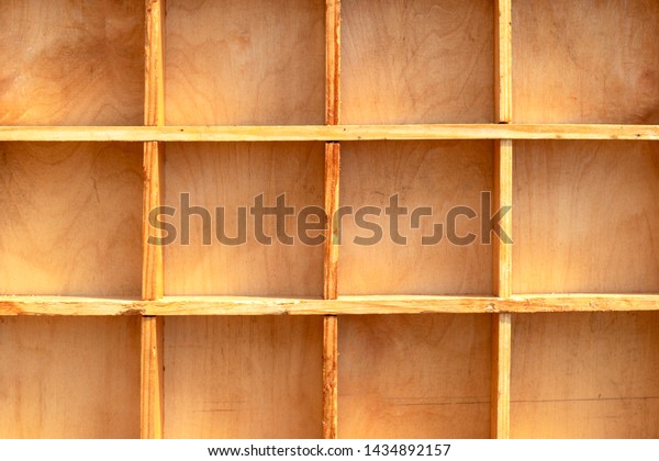 square wooden box frame
