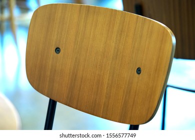 Wooden Chair Back Support For Background