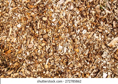 Wooden Chips For Combustion In A Biomass Firing Plant