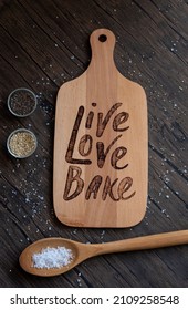 Wooden chopping board engraved by hand with a lovely design