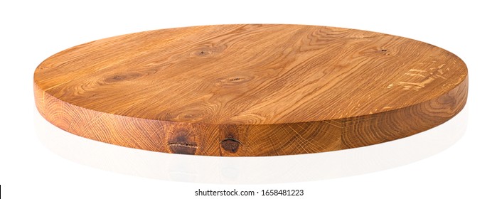 Wooden chopping board isolated on white background - Shutterstock ID 1658481223