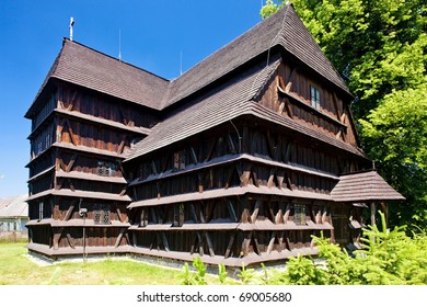 Wooden Church In Hronsek, Slovakia