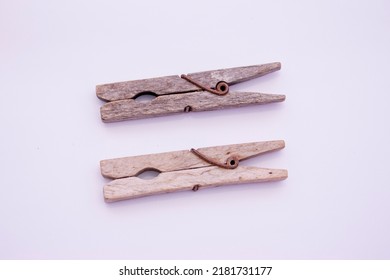 Wooden Clothes Pin With Path
