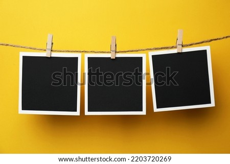 Similar – Image, Stock Photo Clothespins hanging on the line