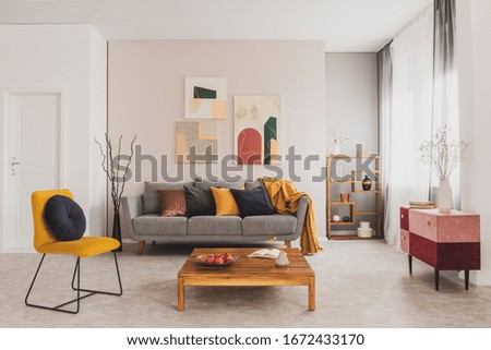 Similar – Image, Stock Photo Painting in the living room II