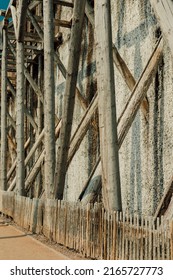 Wooden Construction On An Old Salt Production