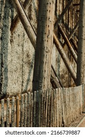 Wooden Construction On An Old Salt Production