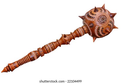 Wooden Copy Of Bulava ? The Ceremonial Mace Of Hetmans Of Ukrainian Cossacks