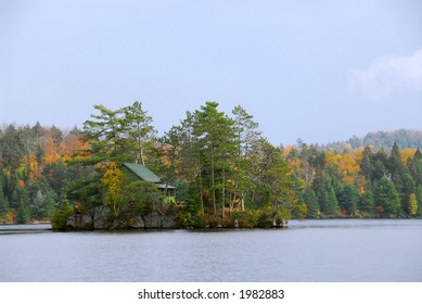 Log Cabin By Lake Stock Photos Images Photography Shutterstock