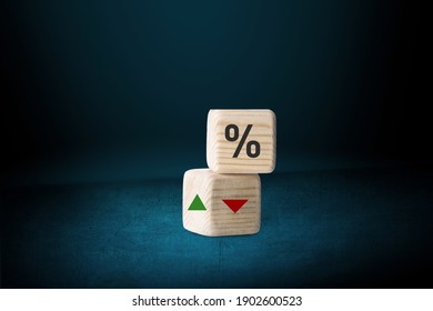Wooden cubes changes the direction of an arrow. Business concept. - Shutterstock ID 1902600523