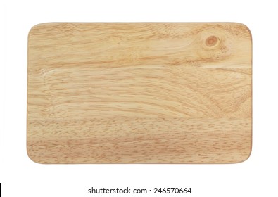 Wooden Cutting Board Isolated