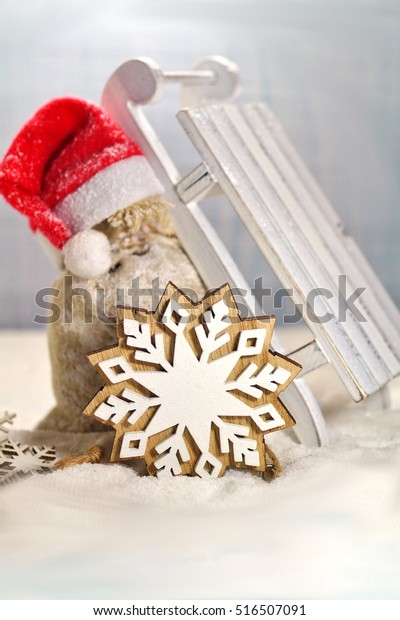 Wooden Decorative Christmas Star Bag Gifs Stock Photo Edit Now