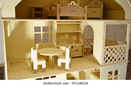 Wooden Dollhouse