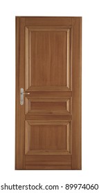 Wooden Door Isolated