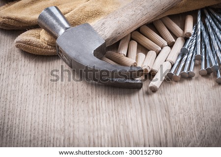 Image, Stock Photo The claw hammer on white background