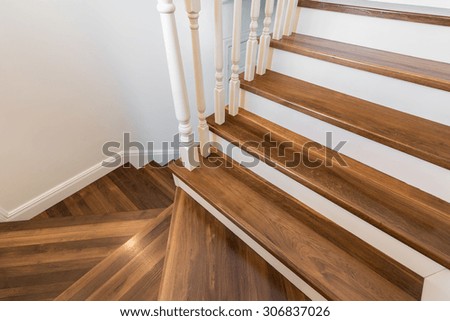 Similar – Image, Stock Photo a wooden staircase with railing leads from the sandy beach to a dune with dune grass and flagpole