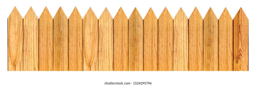 Wood Cartoon Fence Textured Detailed Isolated Stock Vector (Royalty ...