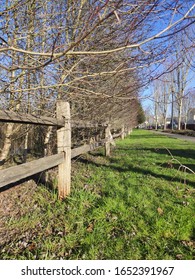 Wooden Fence, Park, Weather Battle Ground Washington