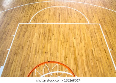 indoor basketball court background clipart