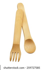 Wooden Fork And Spoon