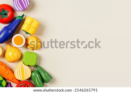 Similar – Image, Stock Photo Vegan wooden toy