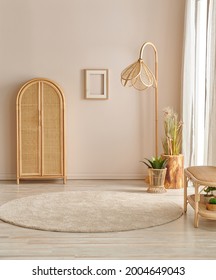 Wooden furniture, sofa and cabinet style, lamp decoration and carpet style.