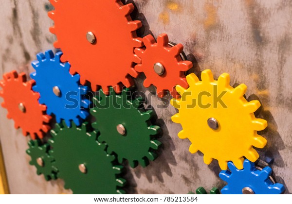 wooden gears toy