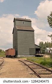 wooden grain elevator
