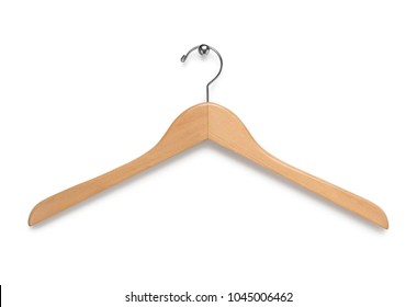 wooden hook for hanging clothes - Shutterstock ID 1045006462