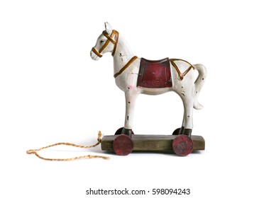 Wooden horse toy