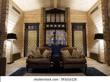 Wooden House Interior 