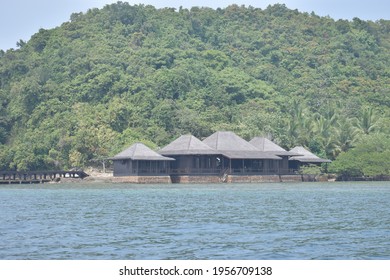 Wooden House On A Deserted Island