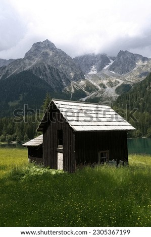 Similar – Foto Bild Die Hütte Wiese