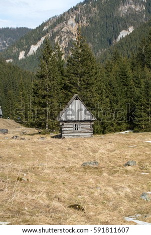 Image, Stock Photo the red window Environment