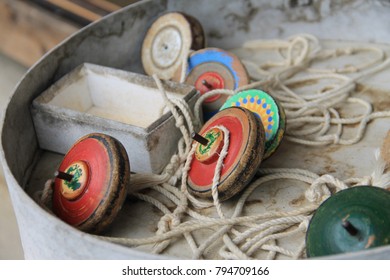 Wooden Japanese Spinning Top