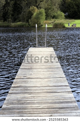 Similar – Image, Stock Photo Bathing ladder on a rock