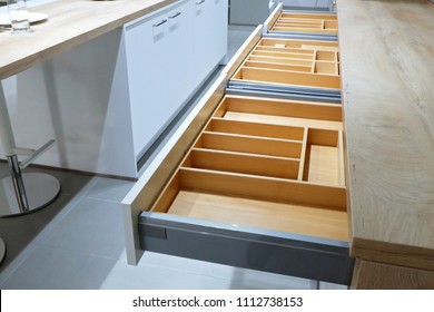 Wooden Kitchen Cutlery Trays Accessory For Organize Your Kitchen & Pantry 