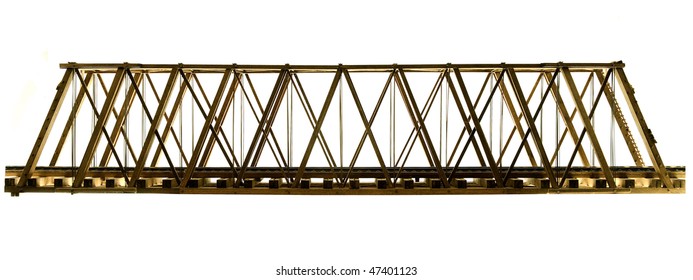 Wooden Model Truss Bridge