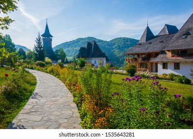 Wooden Monastery of Barsana, Romania, Europe.