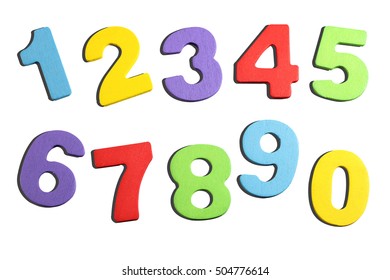 Kids Colorful Alphabet Numbers Stock Vector (Royalty Free) 602576906