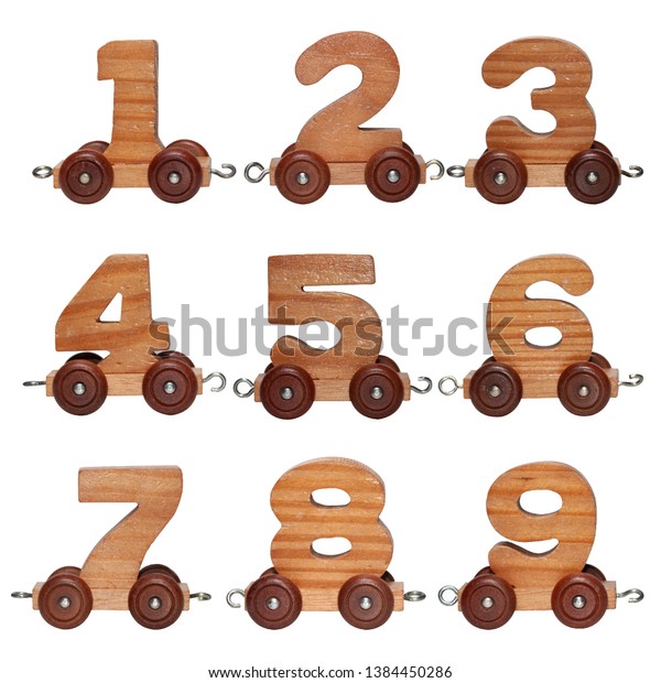 learn numbers with wooden truck toy