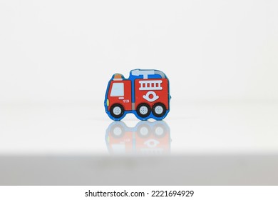 wooden pazels with vehicle motifs. educational pazels for kids. - Shutterstock ID 2221694929