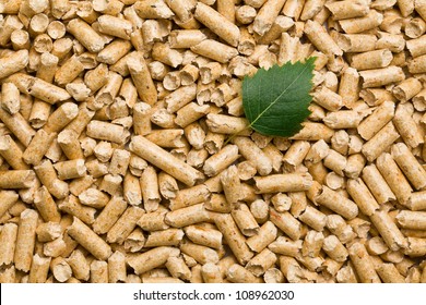 the wooden pellets .ecological heating