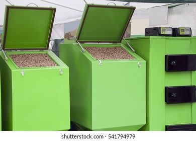 Wooden pellets for heating and furnace combustion for pellets