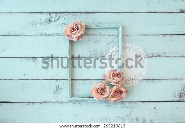 shabby chic lace flowers