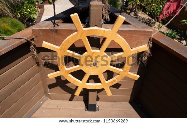 pirate ship steering wheel toy