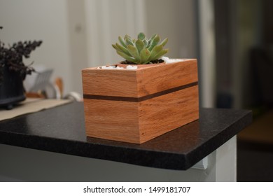 Wooden Planter Box For Succulents And Plants