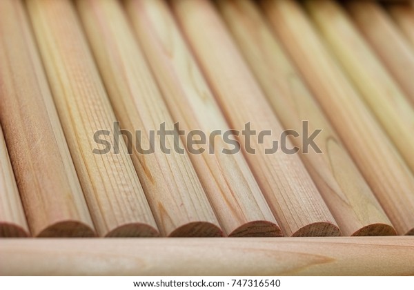 Wooden Poles Background Building Wooden Log Royalty Free Stock Image