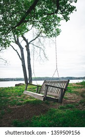 Wooden Porch Swing