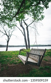 Wooden Porch Swing